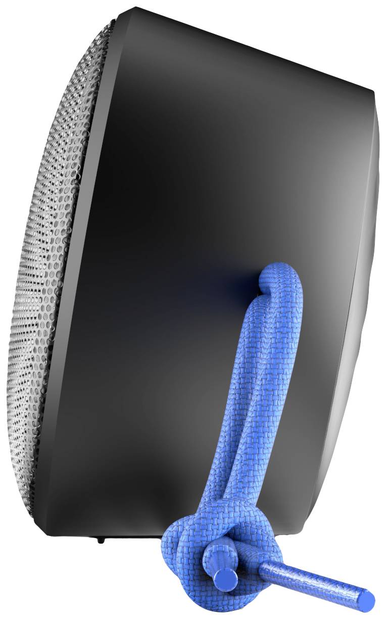 RYGHT TOOGO-M Bluetooth® Lautsprecher Freisprechfunktion, staubfest, tragbar, Wasserfest Schwarz