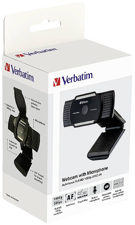 Verbatim 49578 - 2560 x 1440 Pixel - Full HD - 30 fps - 1920x1080@30fps - 2560x1