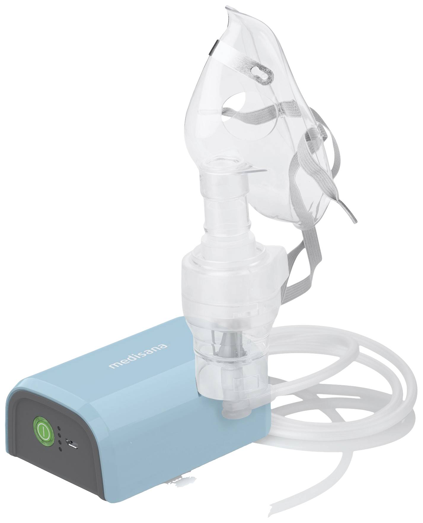 Medisana IN 165 Inhalator mit Nasenstück, mit Inhalationsmaske, mit Mundstück