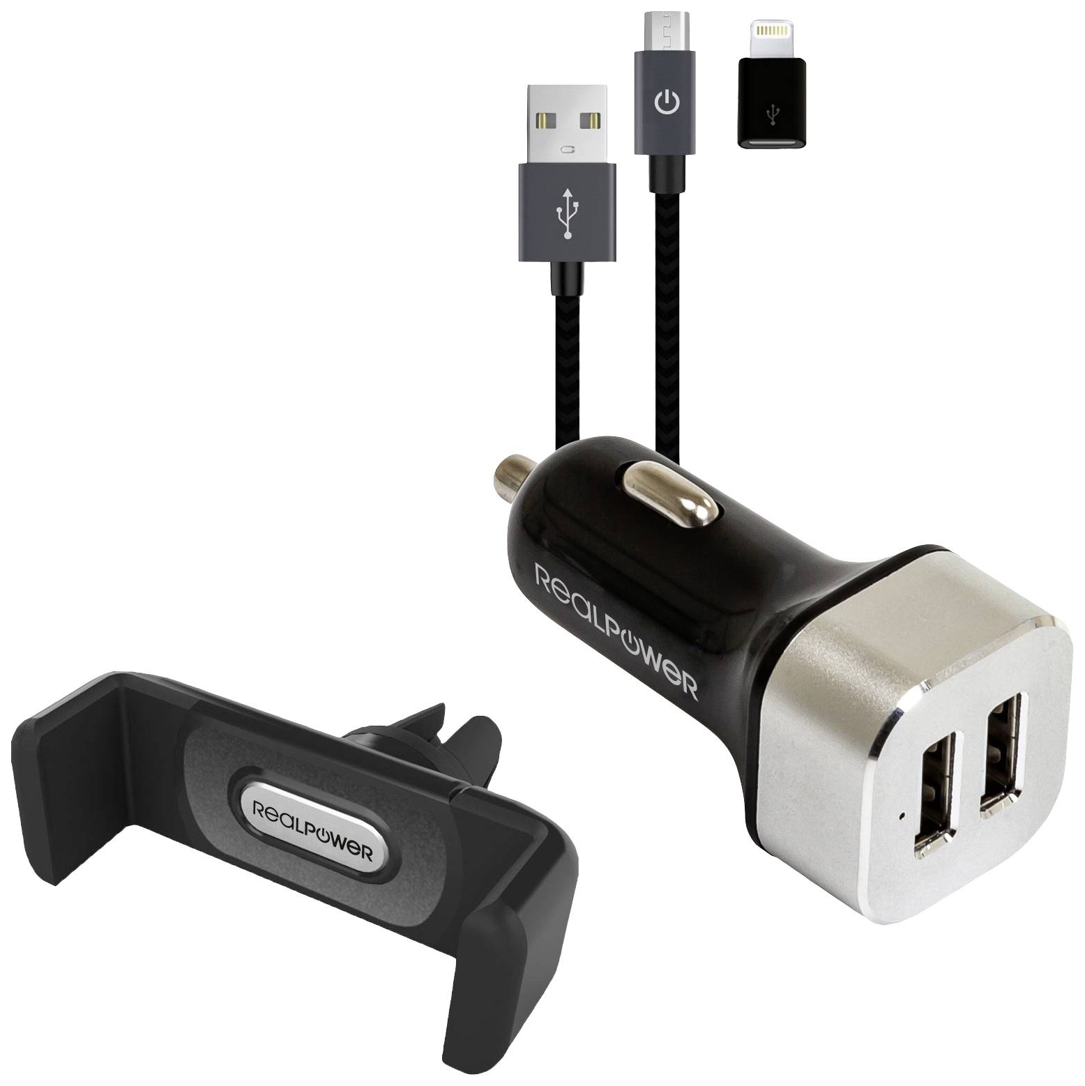 RealPower Mobile Car Set Handy-Kfz-Halterung