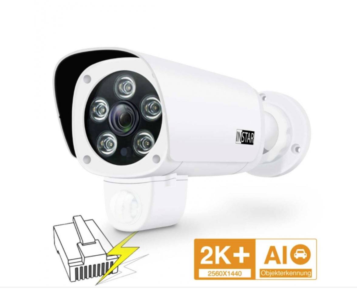 INSTAR IN-9408 2K+ LAN/POE ws 101667 LAN IP Überwachungskamera 2560 x 1440 Pixel