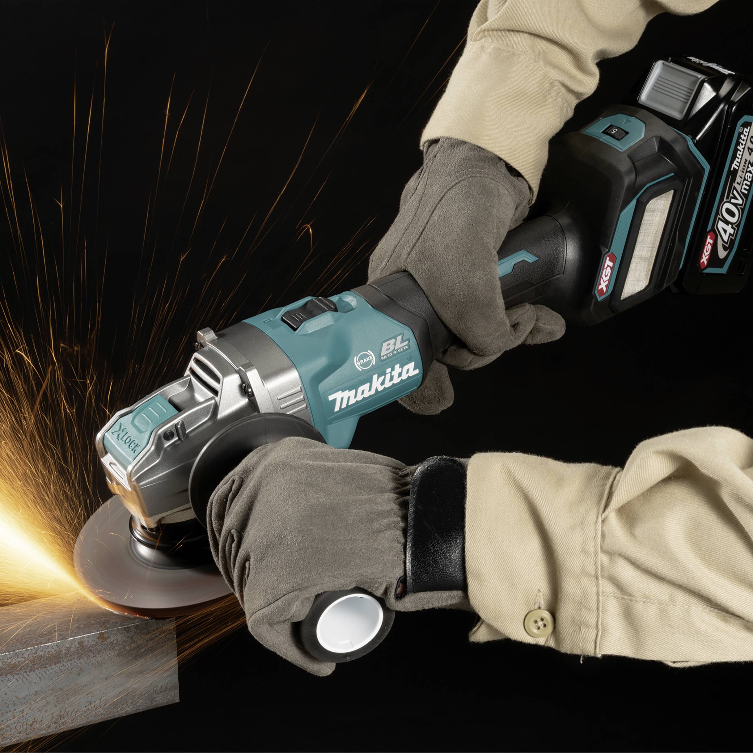 Makita GA041GM201 GA041GM201 Akku-Winkelschleifer 125mm inkl. Akku, inkl. 2. Akku, inkl. Koffer 40V 4.0Ah