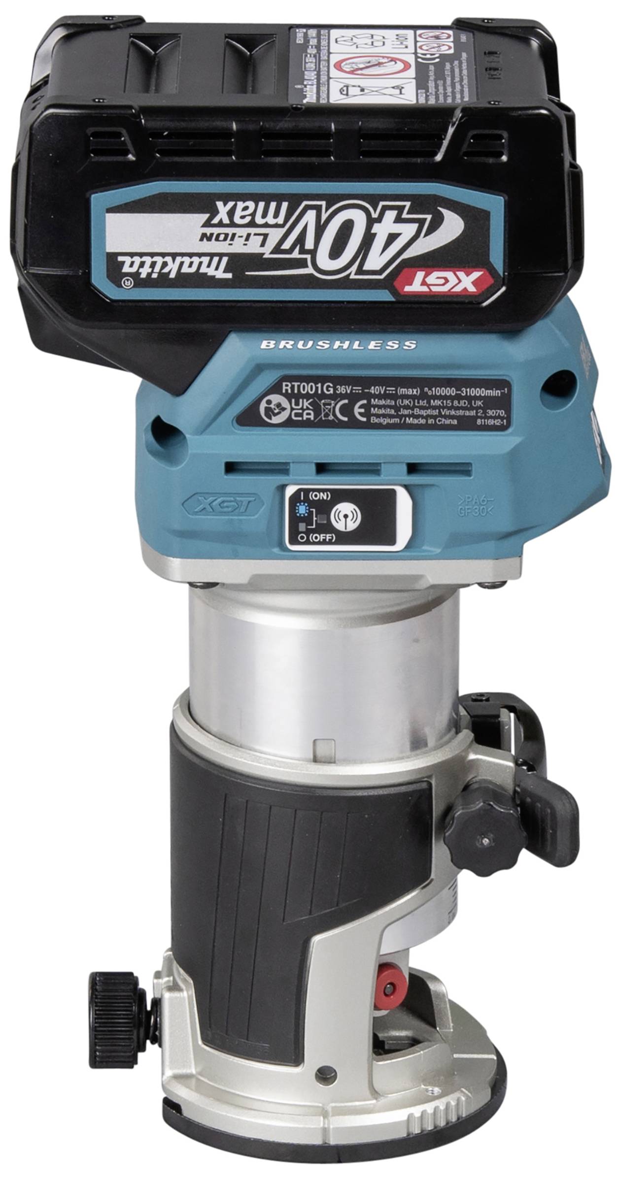 Makita Akku-Multifunktionsfräse RT001GM205 inkl. Akku, inkl. 2. Akku, inkl. Ladegerät