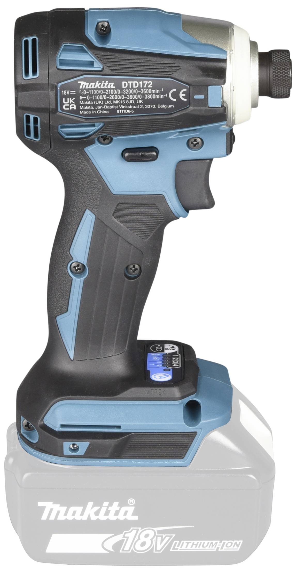 Makita DTD172Z Akku-Schlagschrauber 180 Nm 18 V Anzahl mitgelieferte Akkus 0 ohne Akku, ohne Ladegerät