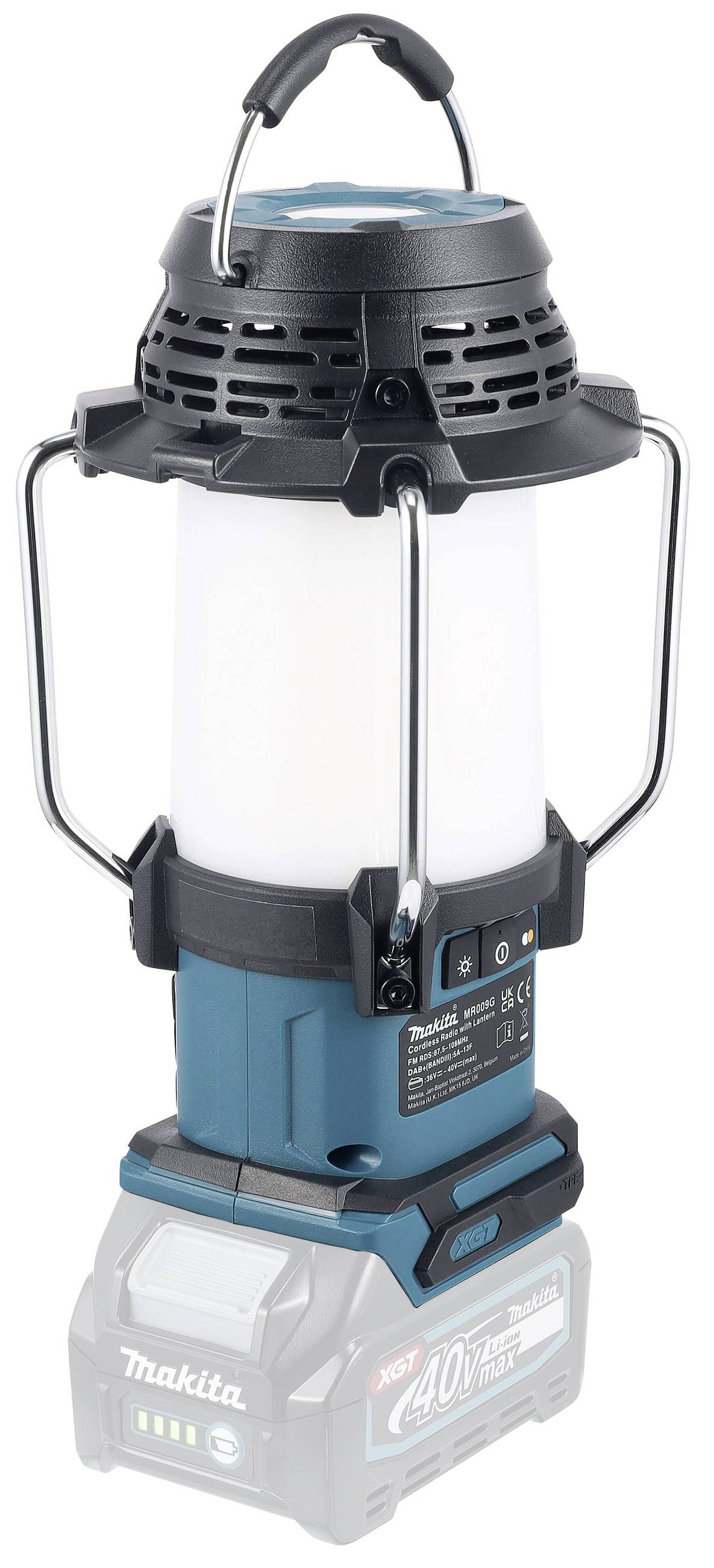 Makita MR009GZ Akku-Radio FM, AM, DAB+ mit Laterne