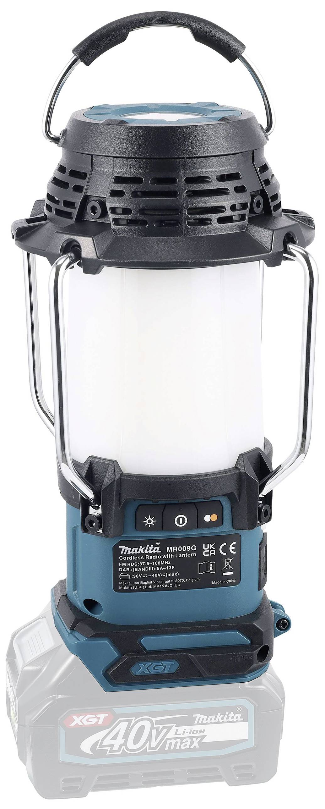 Makita MR009GZ Akku-Radio FM, AM, DAB+ mit Laterne