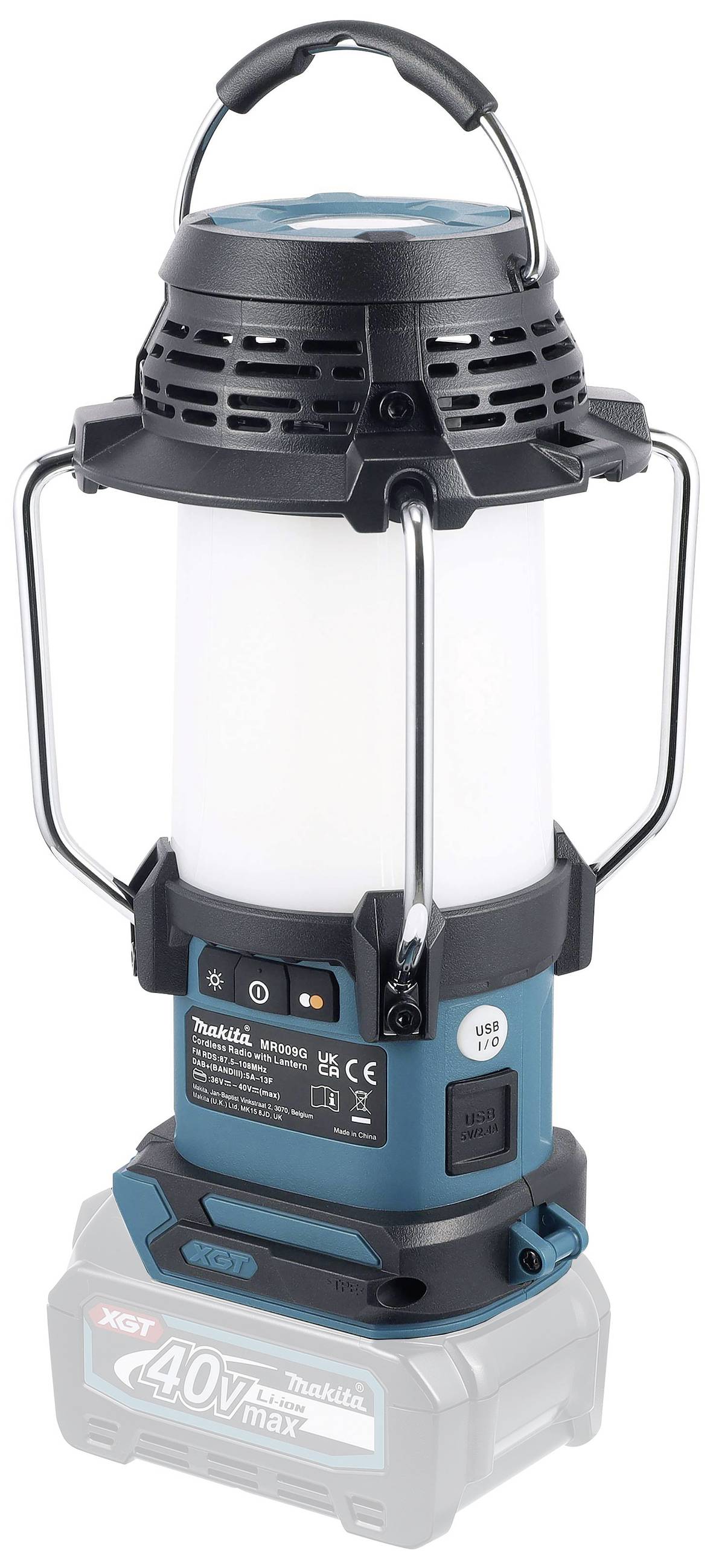 Makita MR009GZ Akku-Radio FM, AM, DAB+ mit Laterne