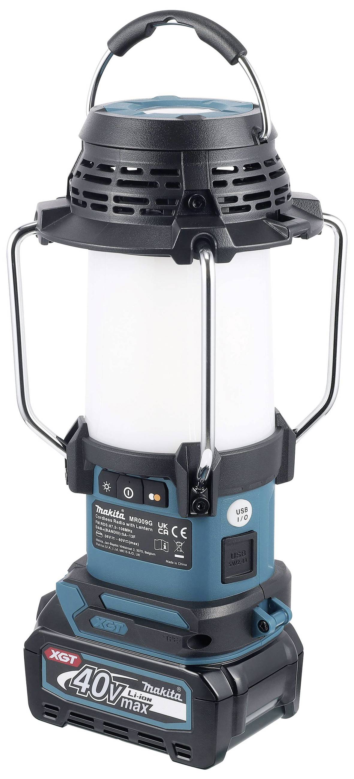 Makita MR009GZ Akku-Radio FM, AM, DAB+ mit Laterne