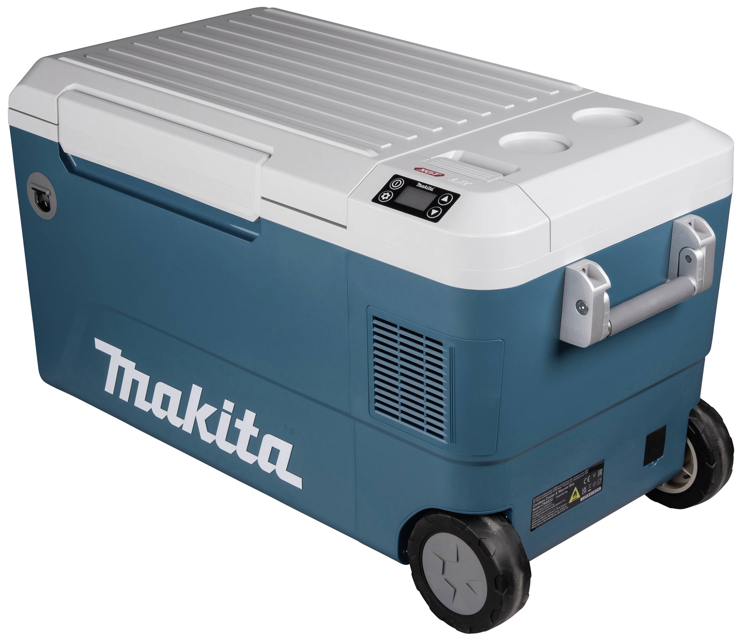 Makita CW002GZ01 Akku-Kühlbox & Heizbox 12 V/DC, 18 V/DC, 40 V/DC, 240 V/AC Türkis, Weiß 50l -18°C