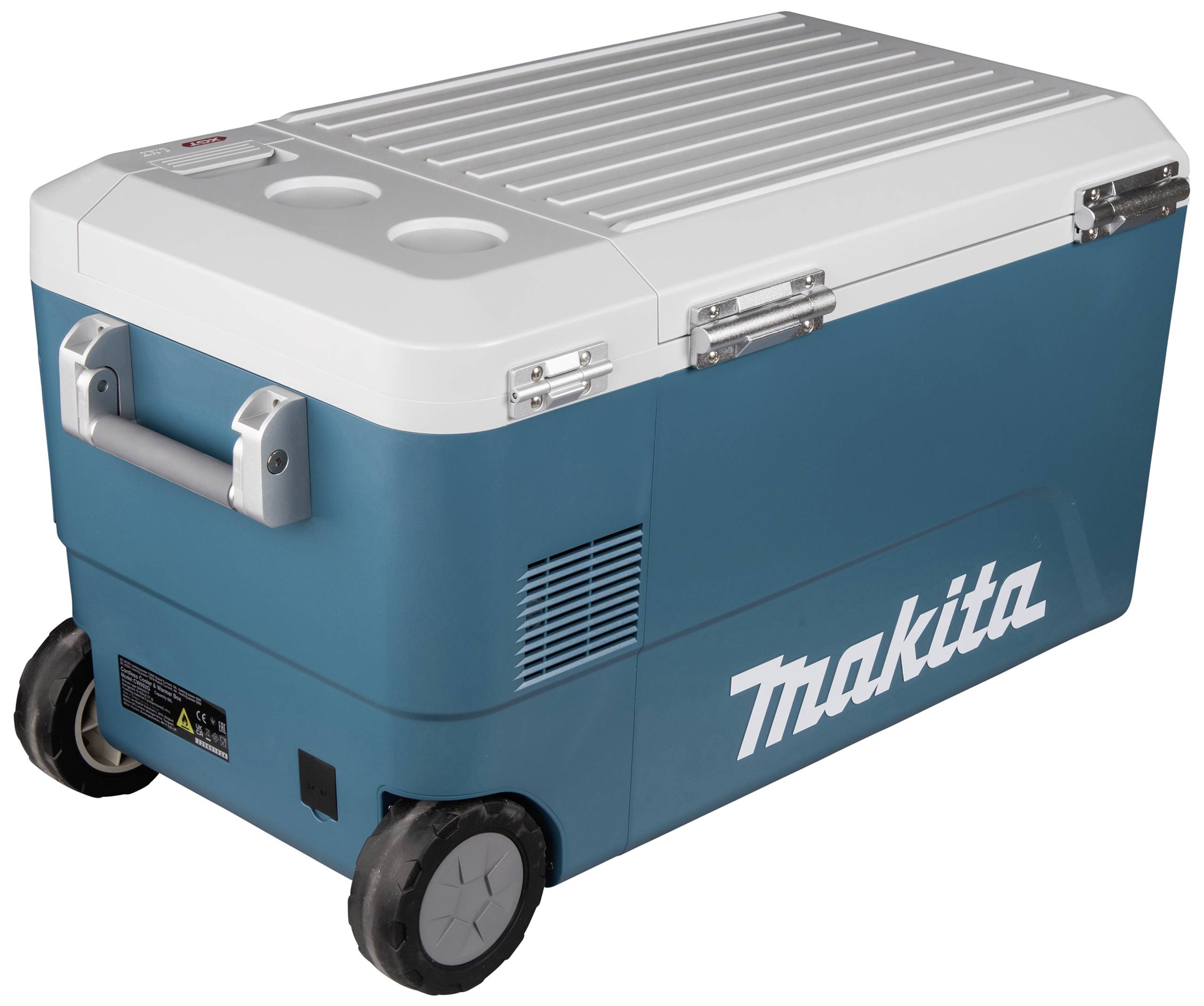 Makita CW002GZ01 Akku-Kühlbox & Heizbox 12 V/DC, 18 V/DC, 40 V/DC, 240 V/AC Türkis, Weiß 50l -18°C