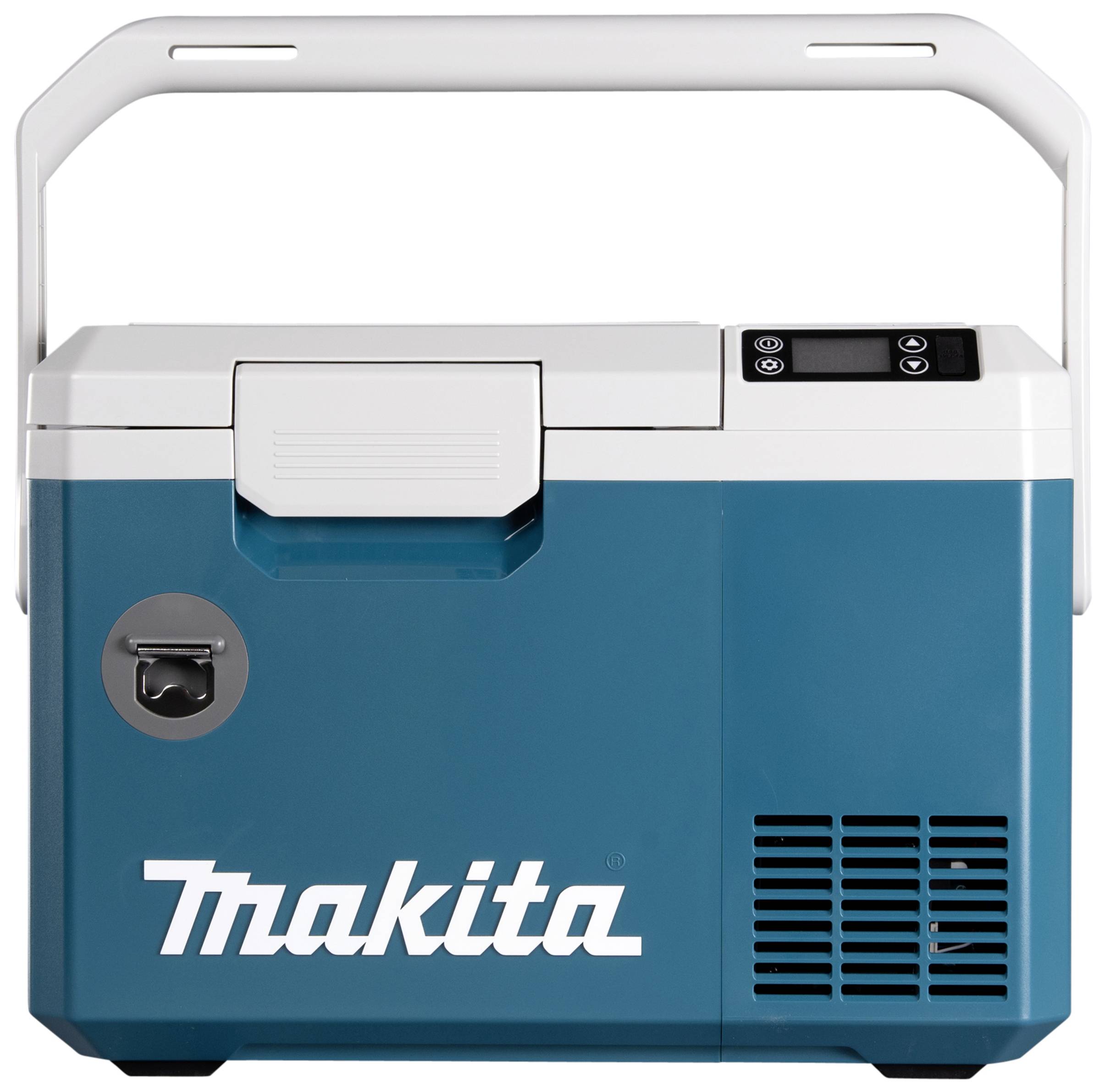 Makita CW003GZ01 Akku-Kühlbox & Heizbox 12 V/DC, 24 V/DC, 100 V/AC, 240 V/AC Türkis, Weiß 7l -18°C