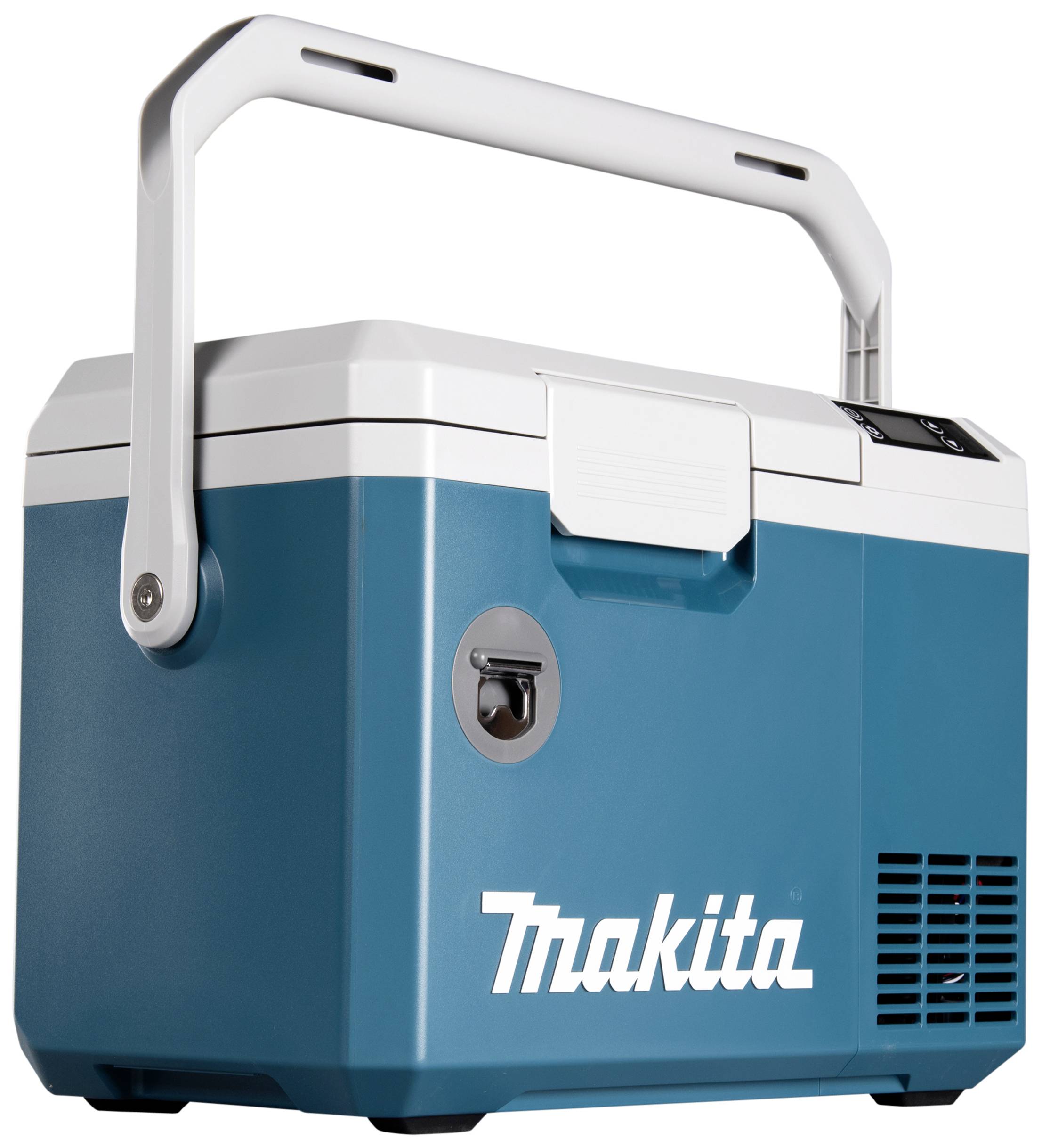 Makita CW003GZ01 Akku-Kühlbox & Heizbox 12 V/DC, 24 V/DC, 100 V/AC, 240 V/AC Türkis, Weiß 7l -18°C