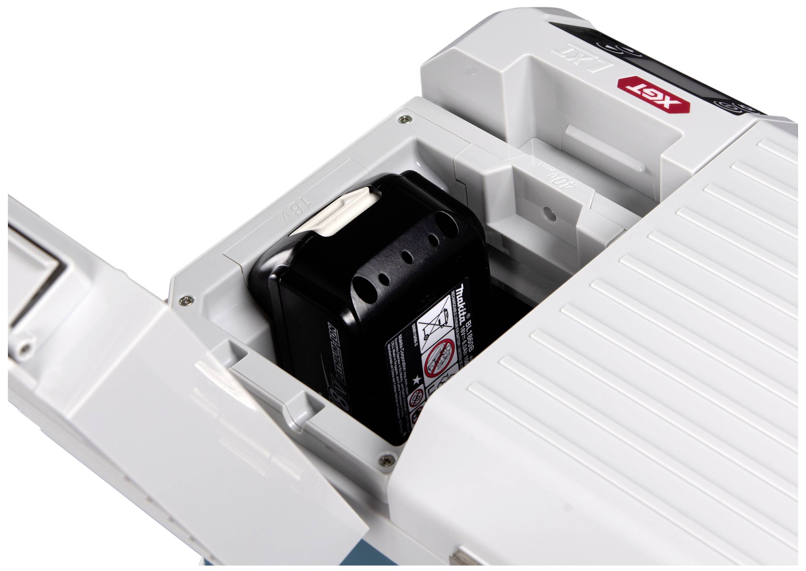 Makita CW003GZ01 Akku-Kühlbox & Heizbox 12 V/DC, 24 V/DC, 100 V/AC, 240 V/AC Türkis, Weiß 7l -18°C