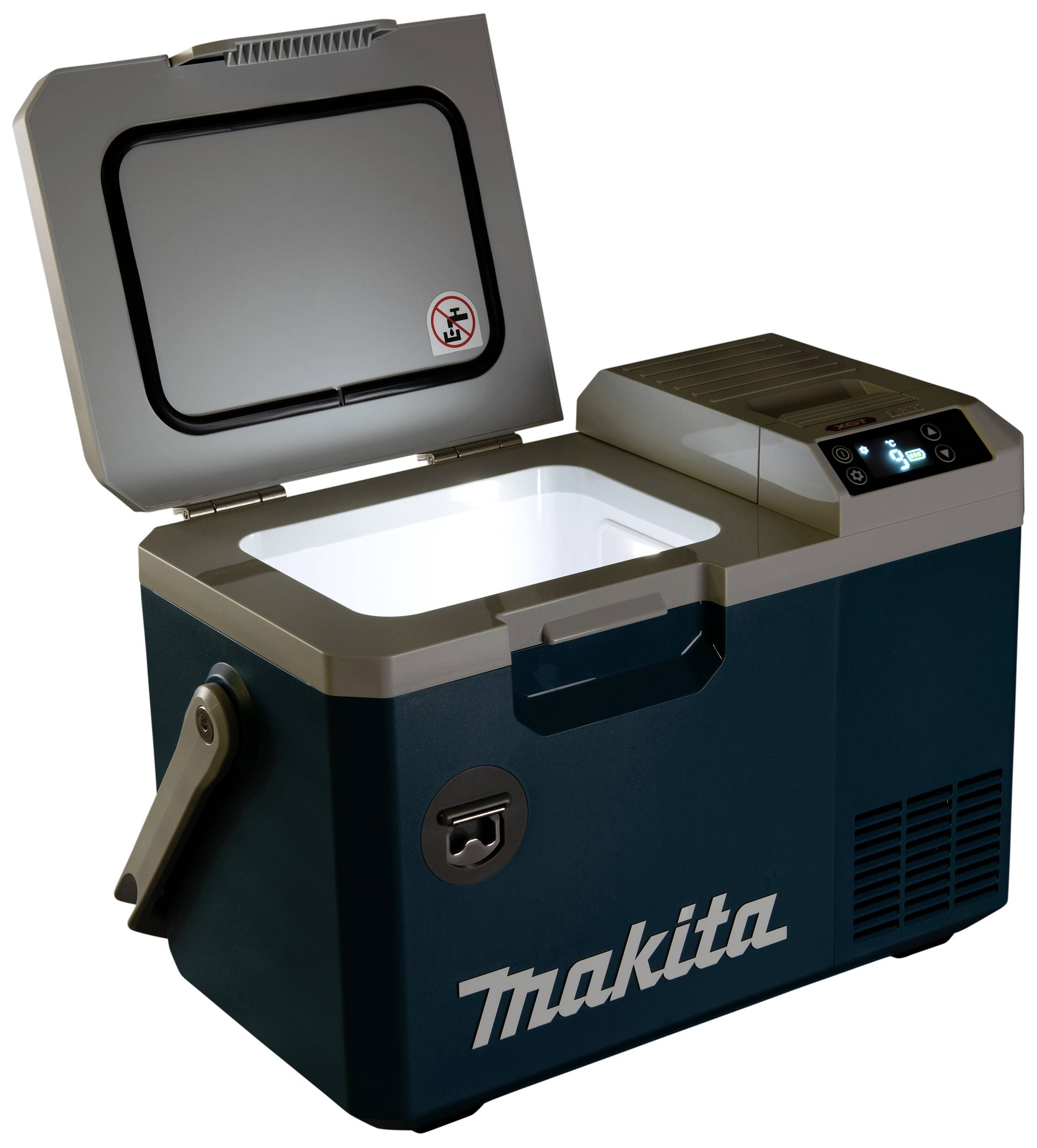 Makita CW003GZ01 Akku-Kühlbox & Heizbox 12 V/DC, 24 V/DC, 100 V/AC, 240 V/AC Türkis, Weiß 7l -18°C
