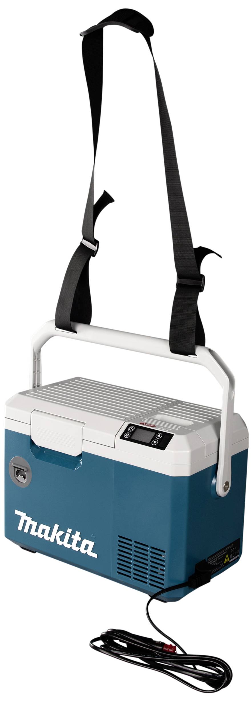 Makita CW003GZ01 Akku-Kühlbox & Heizbox 12 V/DC, 24 V/DC, 100 V/AC, 240 V/AC Türkis, Weiß 7l -18°C