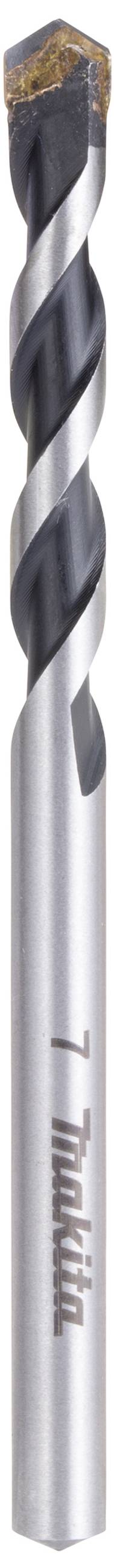 Metallbohrer mit silbernem Schaft und schwarz-golden gefärbter Spitze für präzises Bohren in Metalloberflächen.