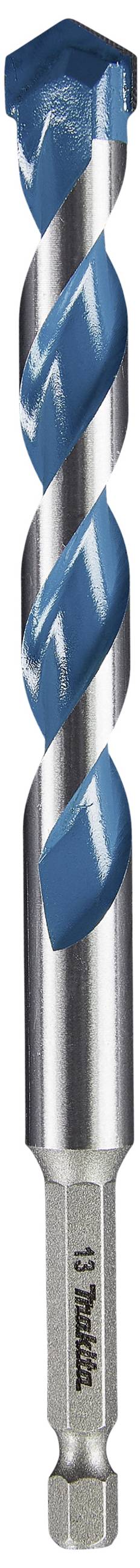 Metallbohrer mit blauer Spirale, Spitze für präzises Bohren. Geeignet für Metallarbeiten, industrieller Einsatz.