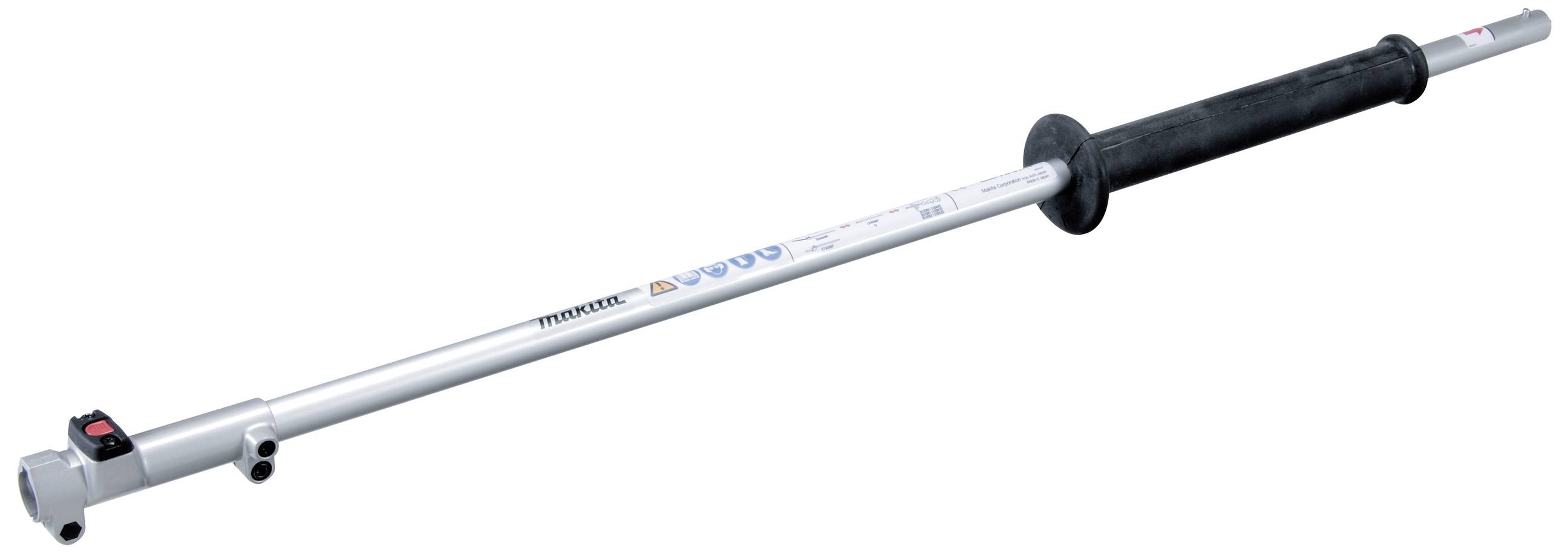 Ein silberfarbener Drehmomentschlüssel mit schwarzem Griff und Skalierung, verwendet zum präzisen Anziehen von Schrauben.