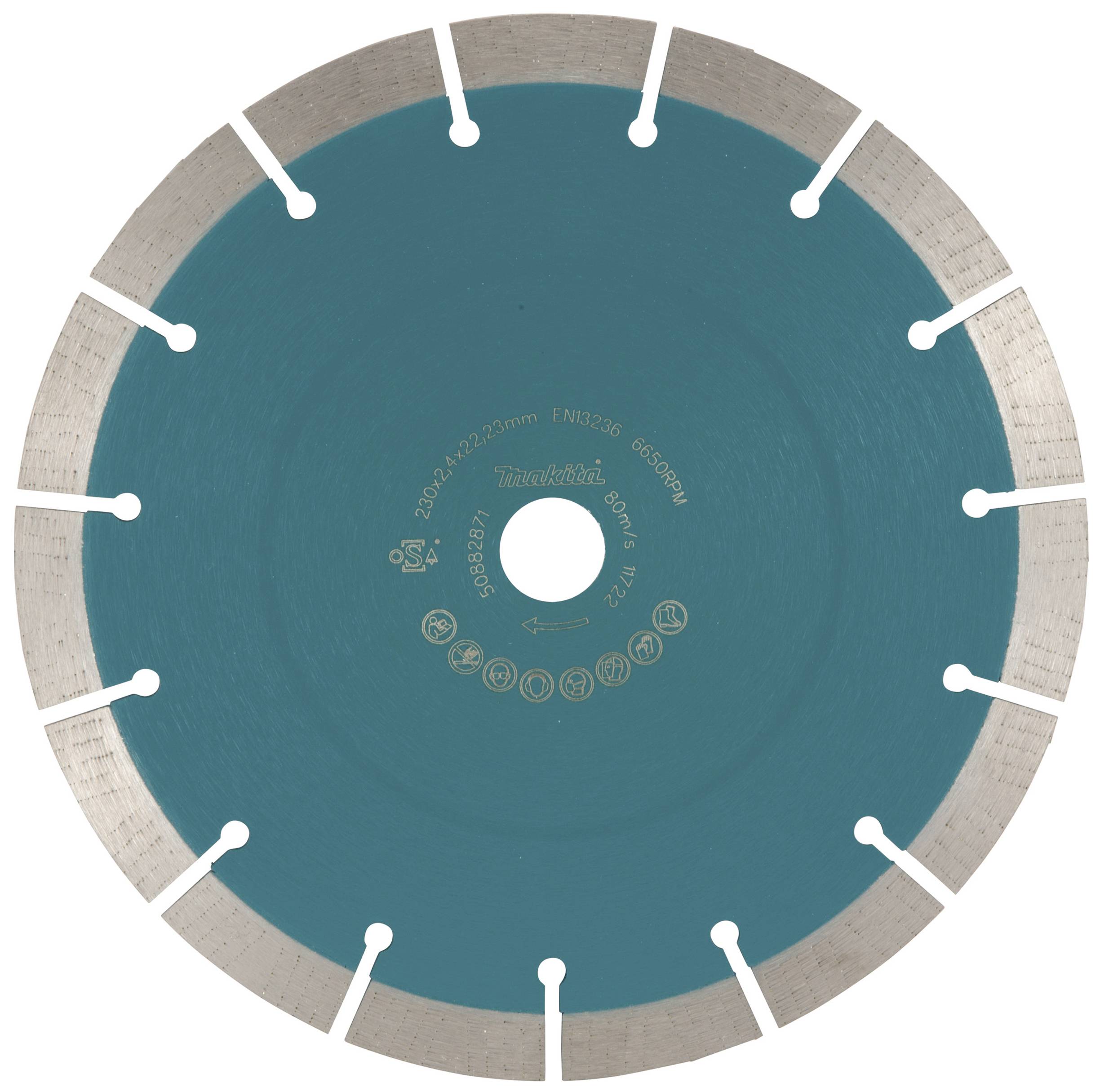 Makita E-02967 Diamanttrennscheibe Durchmesser 230 mm Bohrungs-Ø 22.23 mm 1 St.