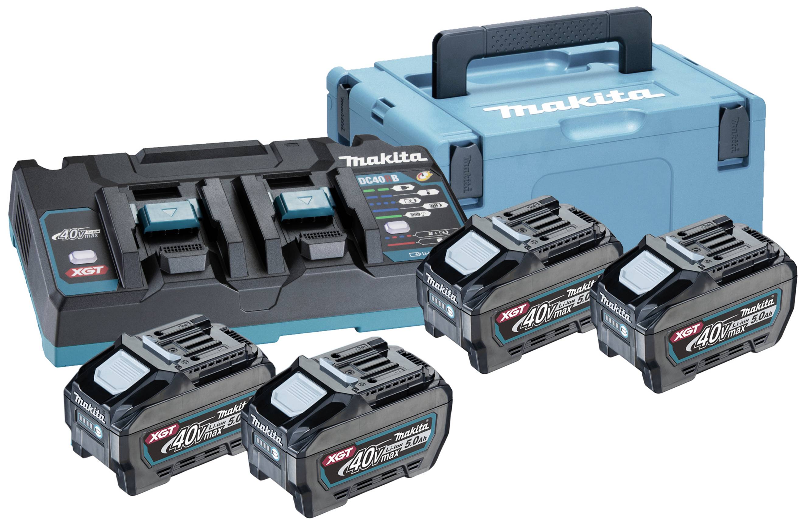 Makita 191U42-2 Werkzeug-Akku und Ladegerät 40V 5.0Ah Li-Ion