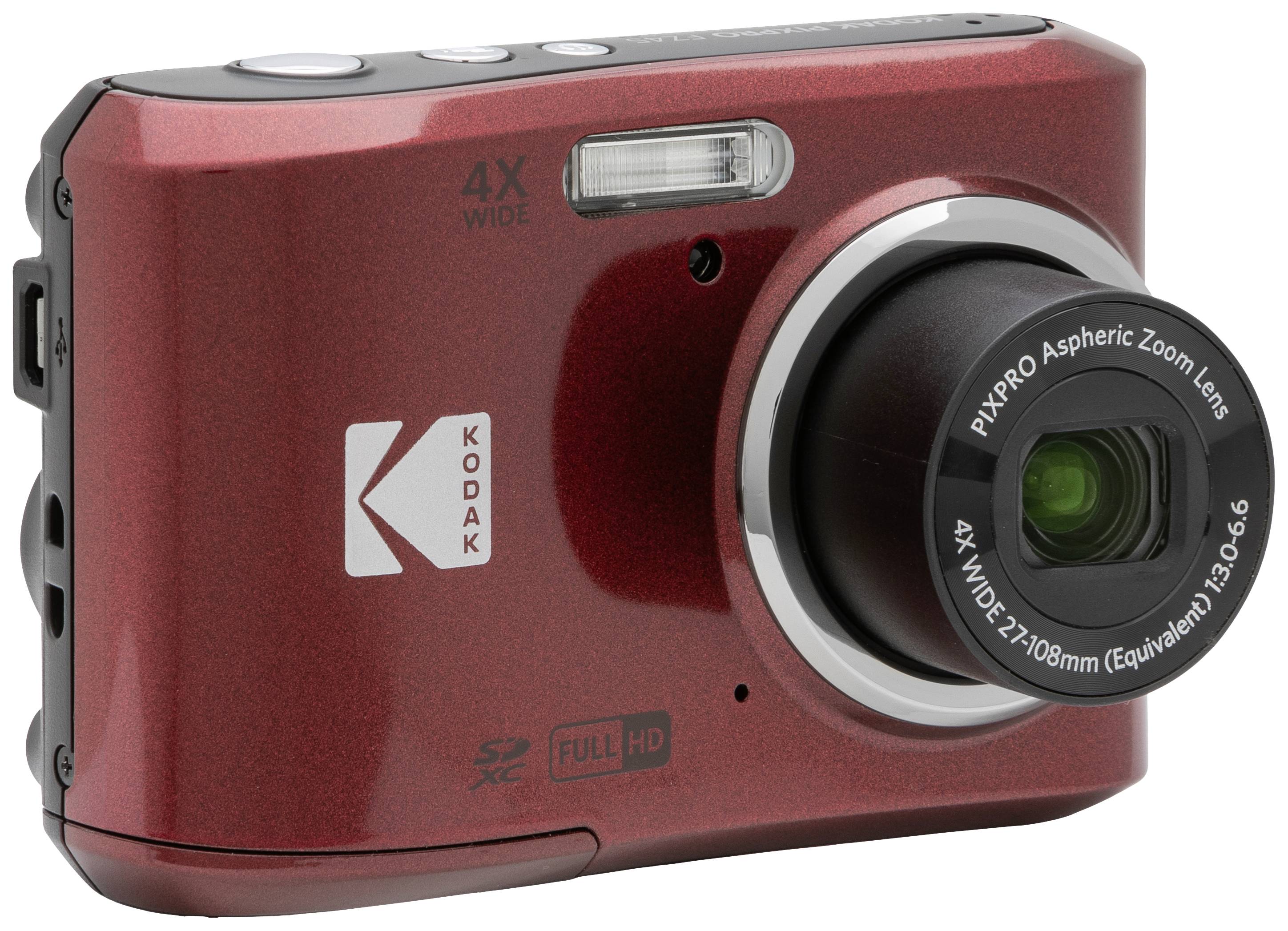 Kodak Pixpro FZ45 Friendly Zoom Digitalkamera 16 Megapixel Opt. Zoom: 4 x Rot Full HD Video, HDR-Video, Integrierter Akku