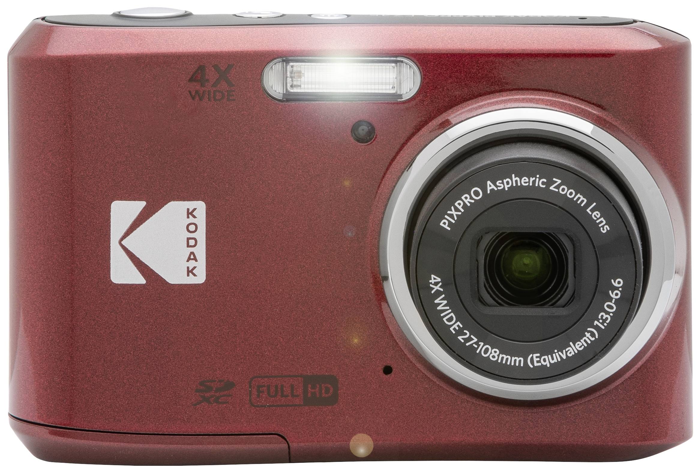 Kodak Pixpro FZ45 Friendly Zoom Digitalkamera 16 Megapixel Opt. Zoom: 4 x Rot Full HD Video, HDR-Video, Integrierter Akku