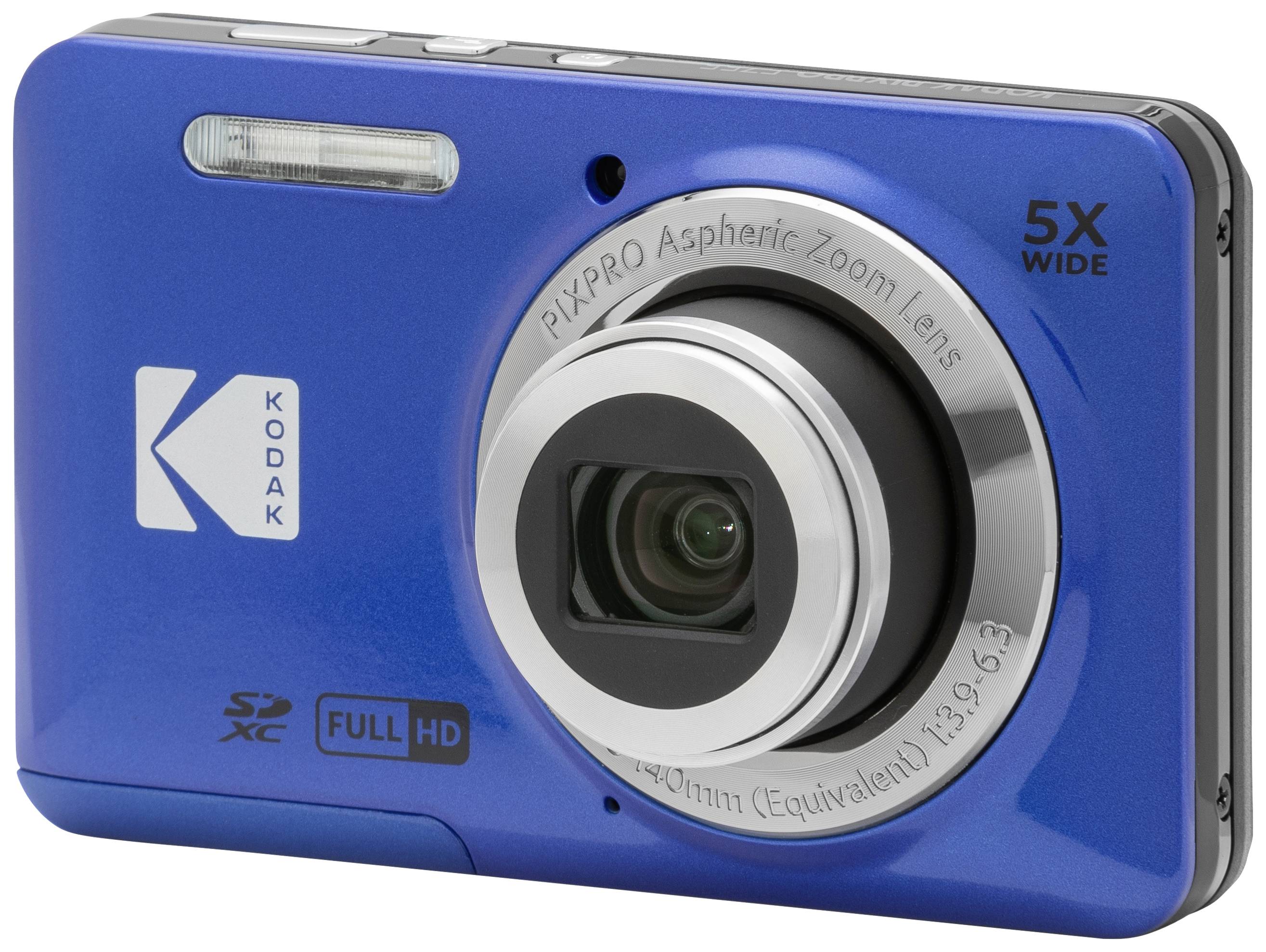 Kodak Pixpro FZ55 Friendly Zoom Digitalkamera 16 Megapixel Opt. Zoom: 5 x Blau Full HD Video, HDR-Video, Integrierter Akku