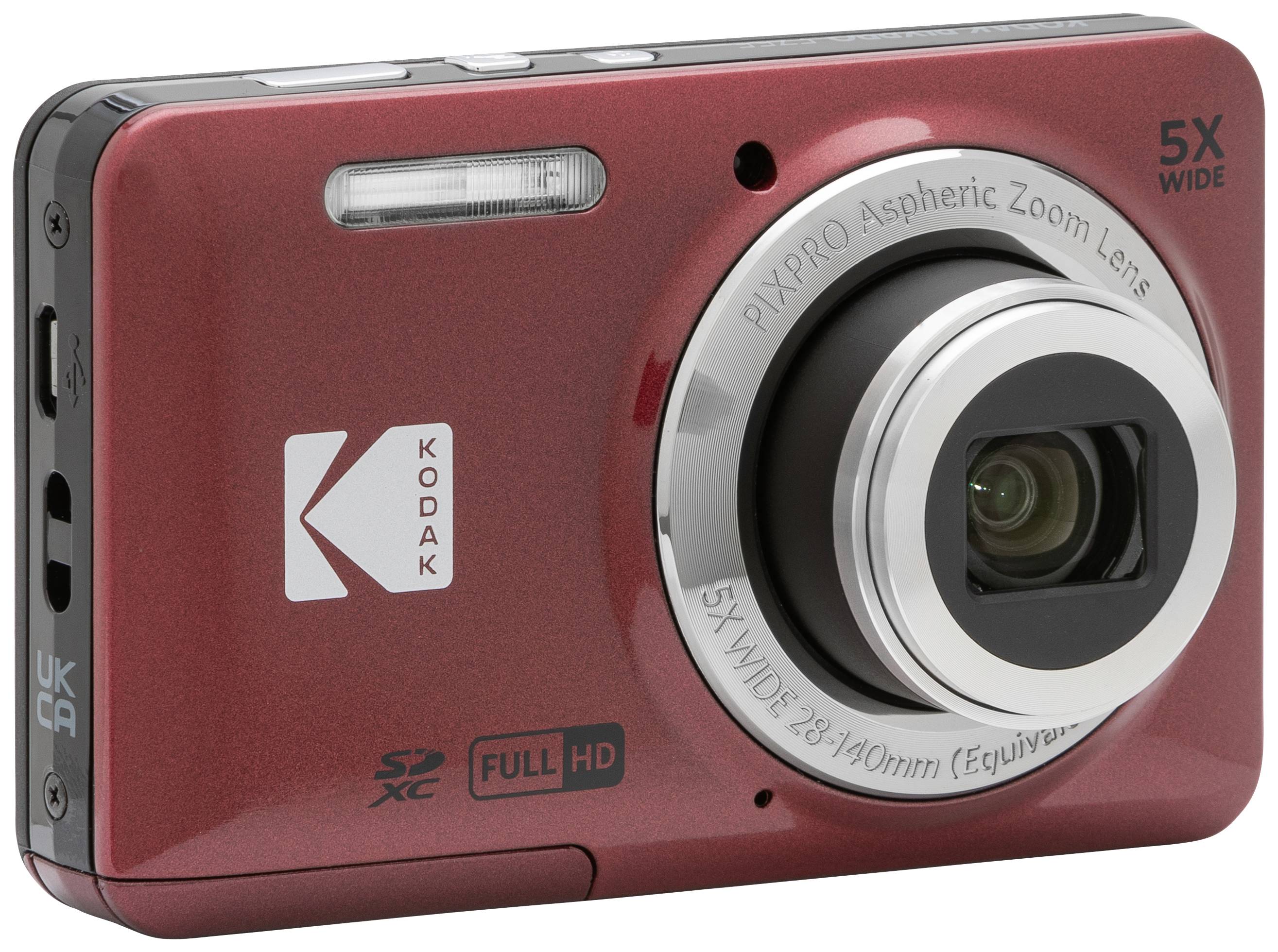 Kodak Pixpro FZ55 Friendly Zoom Digitalkamera 16 Megapixel Opt. Zoom: 5 x Rot Full HD Video, HDR-Vi