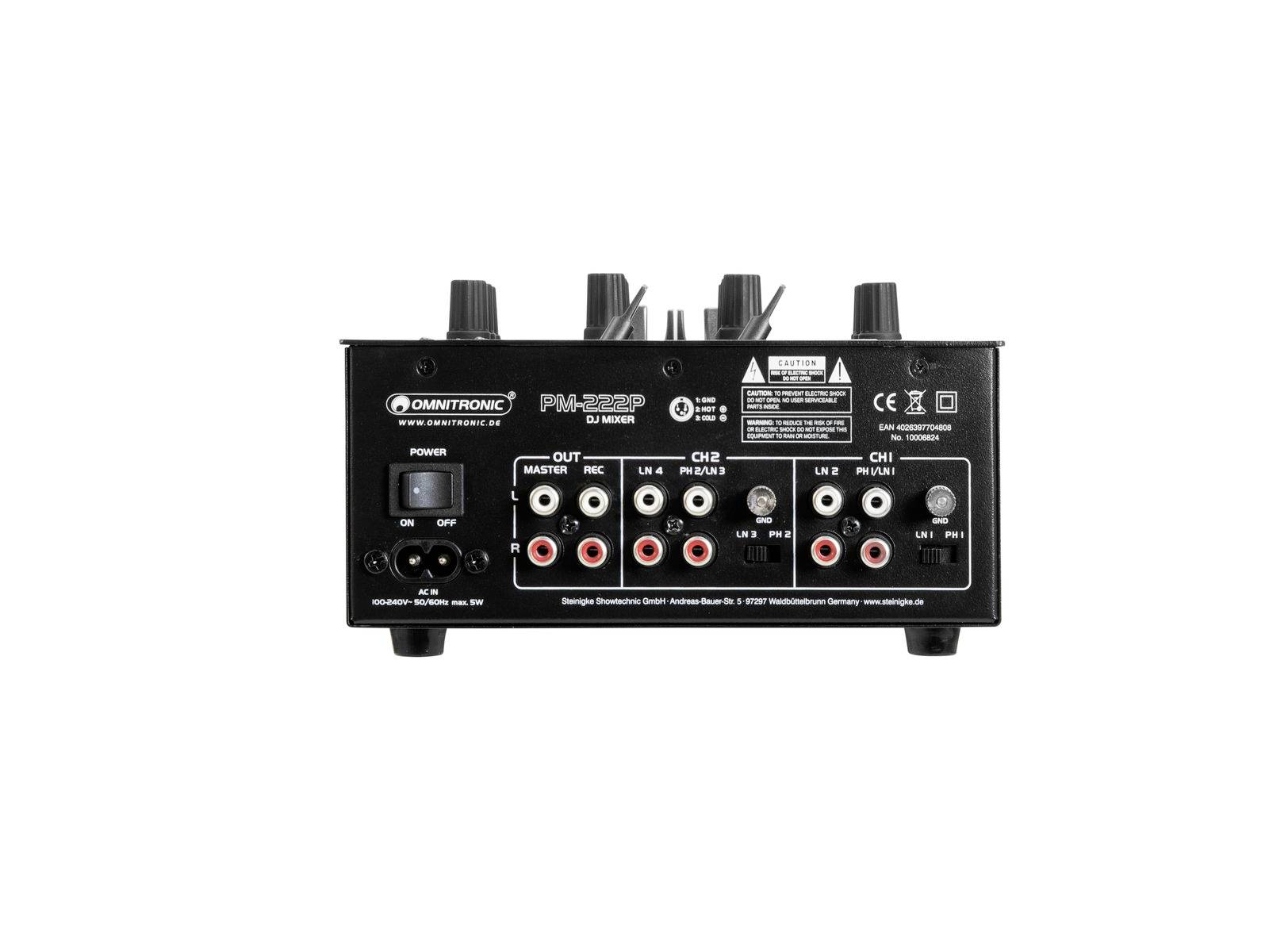 Omnitronic PM-222P DJ Mixer