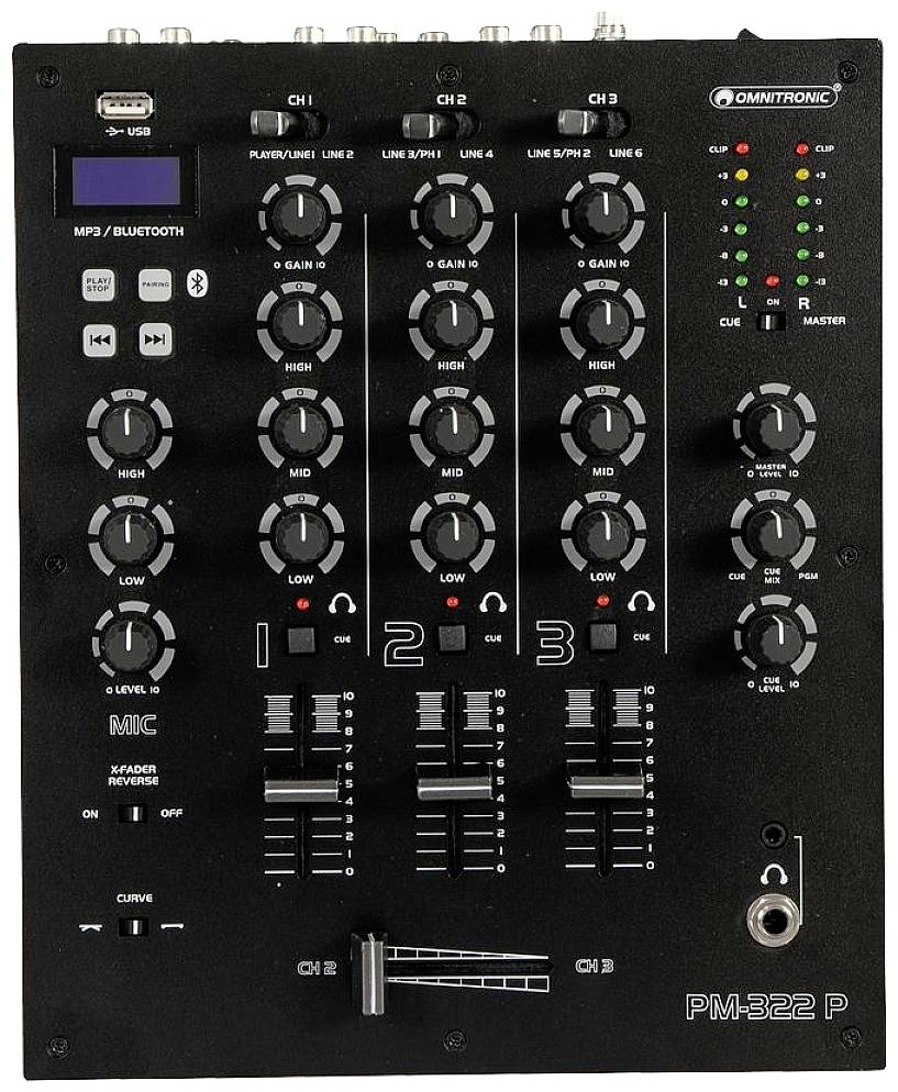 Omnitronic PM-322P DJ Mixer