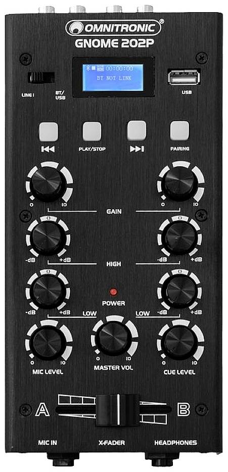 Omnitronic GNOME-202P DJ Mixer
