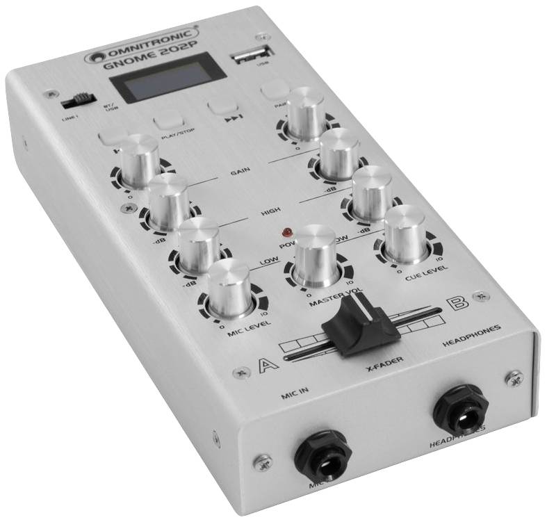 Omnitronic GNOME-202P DJ Mixer