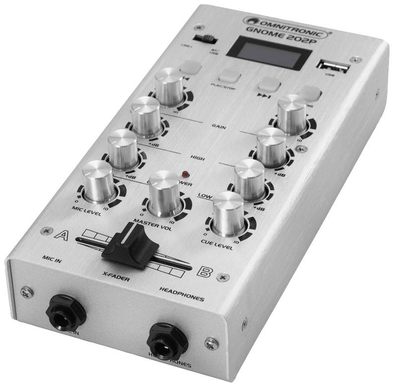 Omnitronic GNOME-202P DJ Mixer