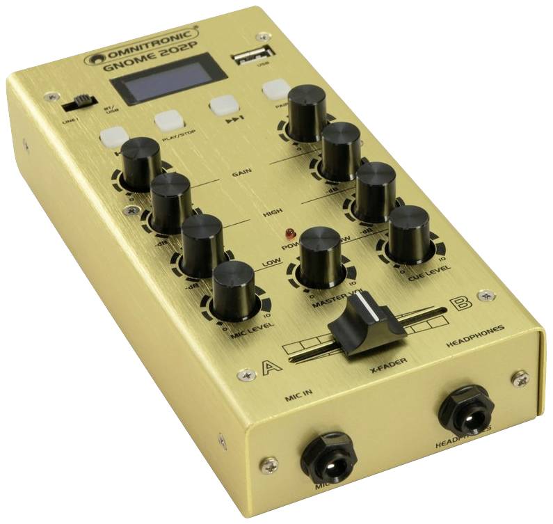 Omnitronic GNOME-202P DJ Mixer