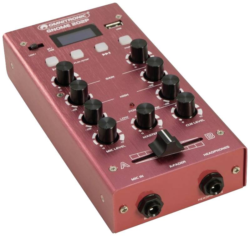 Omnitronic GNOME-202P DJ Mixer
