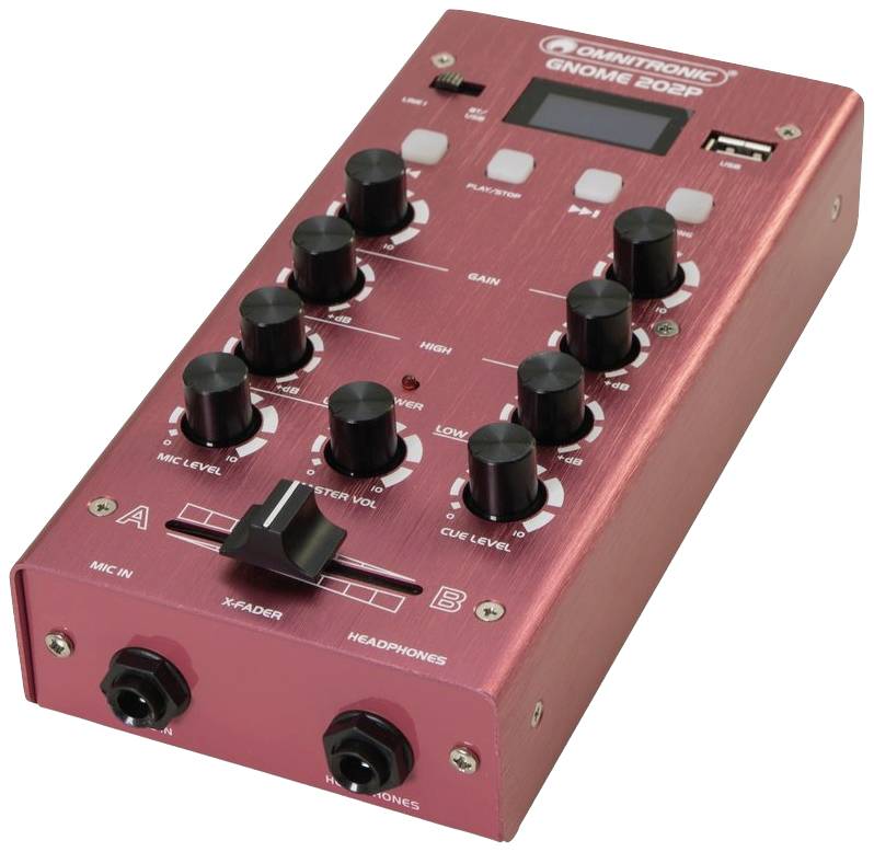 Omnitronic GNOME-202P DJ Mixer