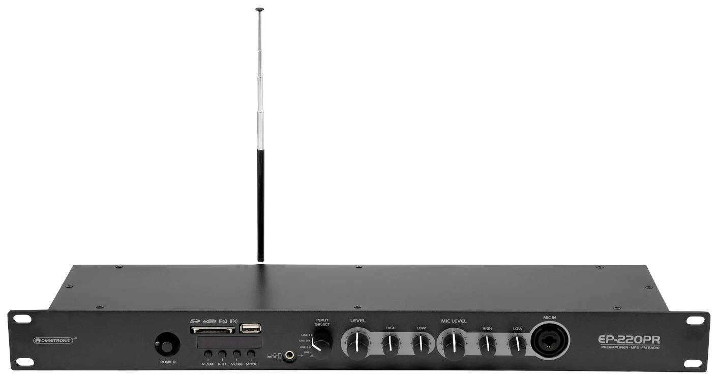 Omnitronic EP-220PR ELA-Vorverstärker