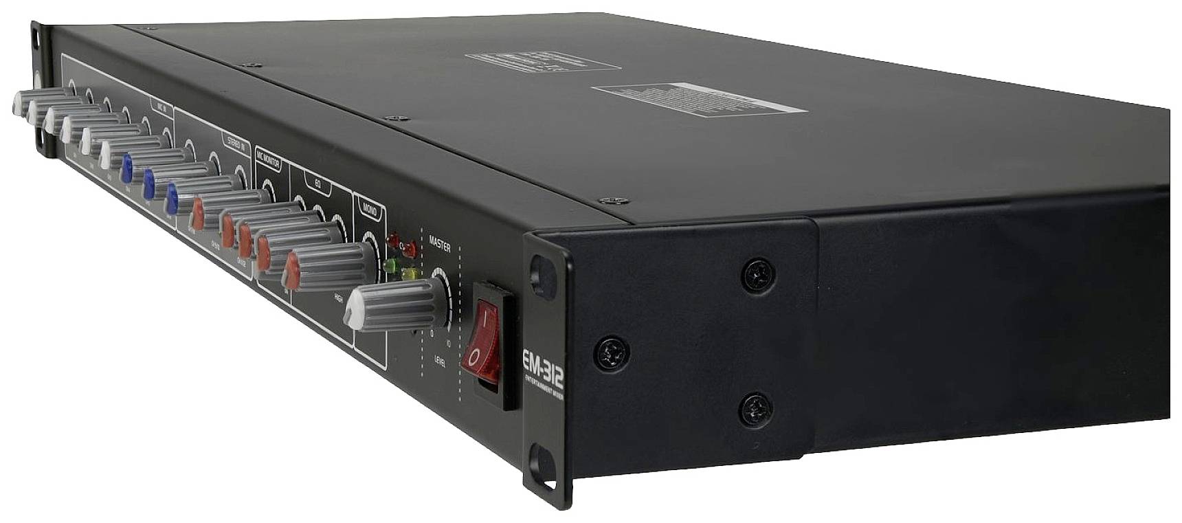 Omnitronic EM-312 12-Kanal DJ Mixer 19 Zoll Einbau