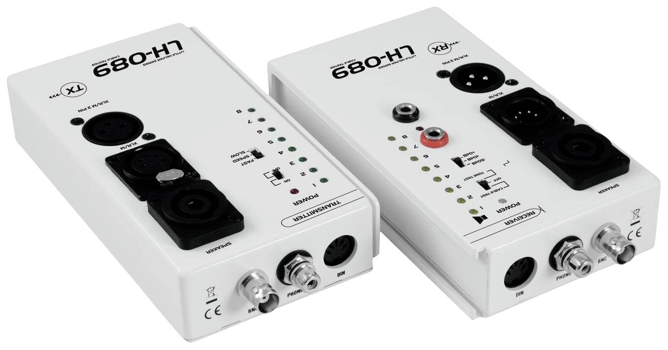 Omnitronic LH-089 Kabeltester Weiß