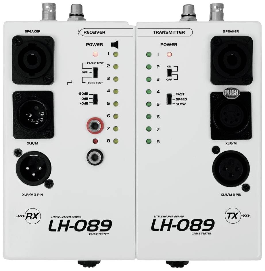 Omnitronic LH-089 Kabeltester Weiß