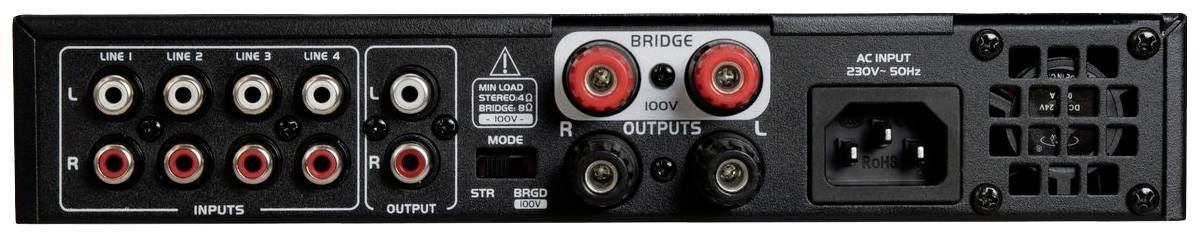 Omnitronic DJP-900P PA Verstärker RMS Leistung je Kanal an 4 Ohm: 460W