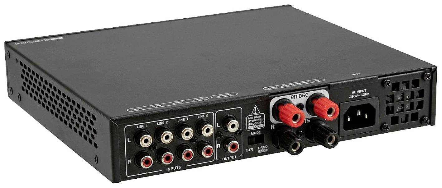 Omnitronic DJP-900P PA Verstärker RMS Leistung je Kanal an 4 Ohm: 460 W