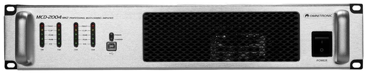 Omnitronic MCD-2004 PA Verstärker RMS Leistung je Kanal an 4 Ohm: 500W