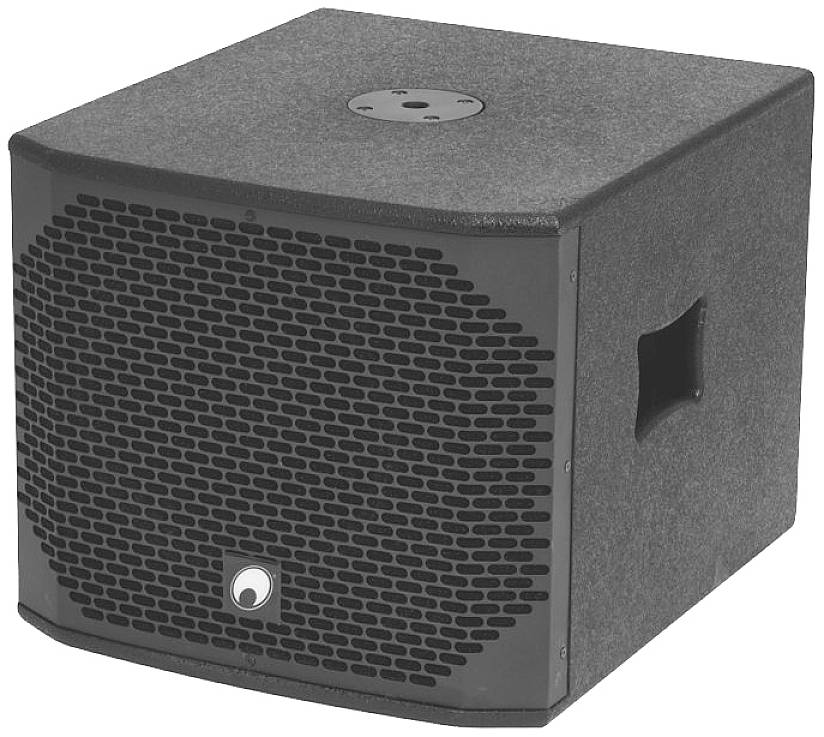 Omnitronic AZX-112A Aktiver PA Subwoofer 30 cm 12 Zoll 300 W 1 St.