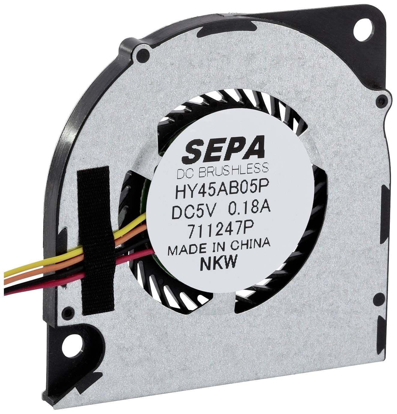 SEPA HY45AB05PSE26A-BLI Radiallüfter 5 V 1.92 m³/h (L x B x H) 45 x 45 x 4.3 mm