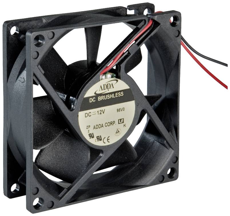 ADDA AD08012HB257104 Axiallüfter 12 V/DC 37.2 m³/h (L x B x H) 80 x 80 x 25mm