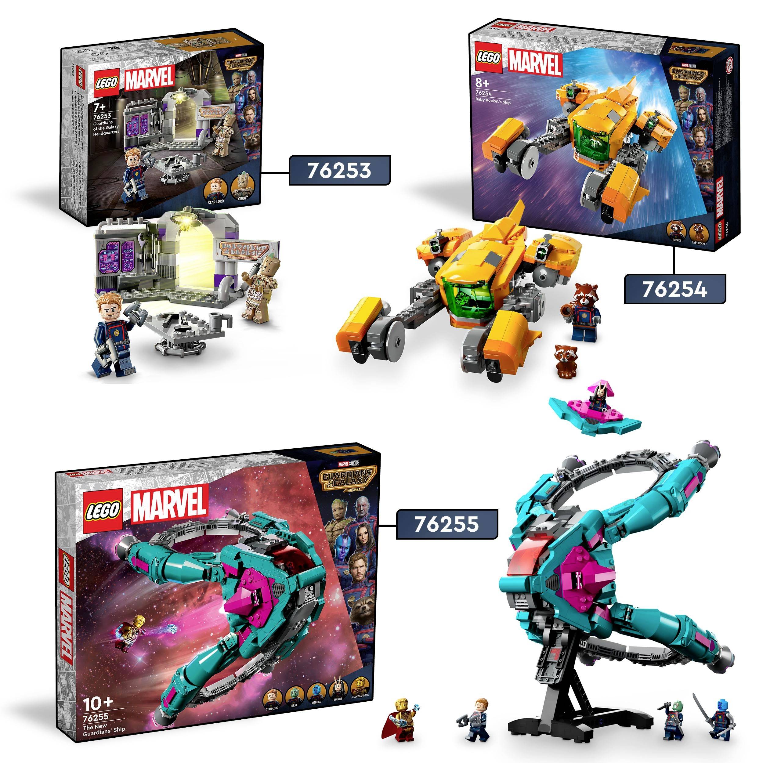 76254 LEGO® MARVEL SUPER HEROES Baby Rockets Schiff