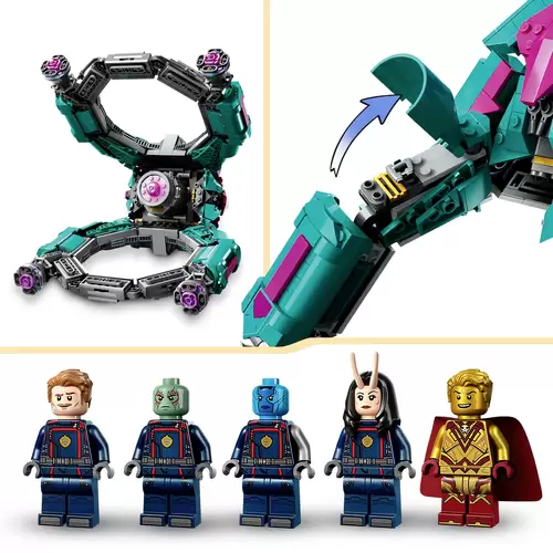 76255 LEGO® MARVEL SUPER HEROES Das neue Schiff der Guardians 76255 LEGO® MARVEL SUPER HEROES Das neue Schiff der Guardians