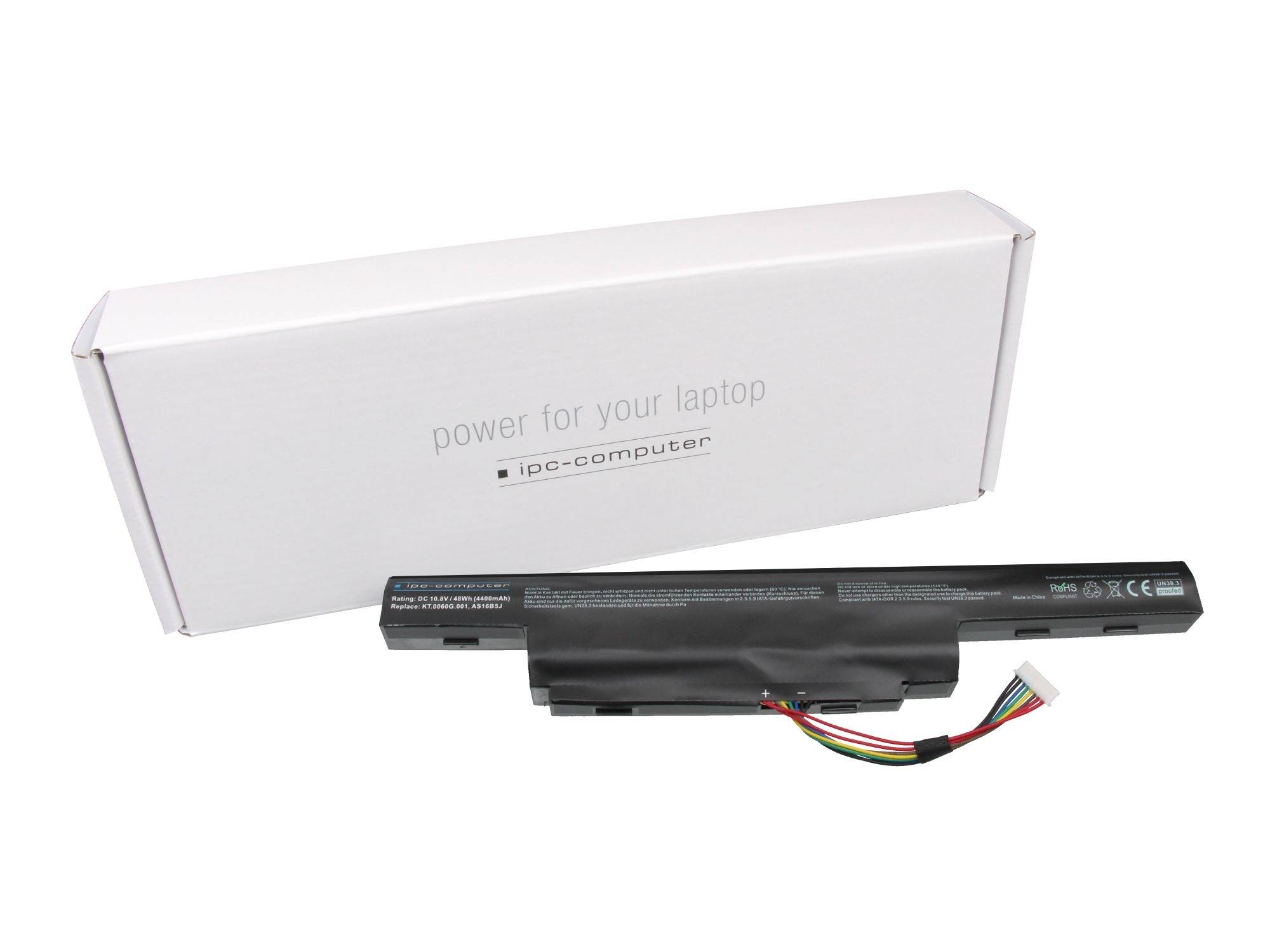 Clevo Notebook-Akku AS16B5J REPLACE 10.8V 4400 mAh Acer