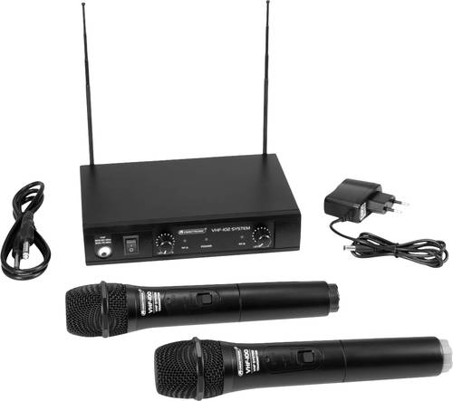 Omnitronic VHF 102 Hand Sprach Mikrofon Übertragungsart (Details) Funk  - Onlineshop Voelkner